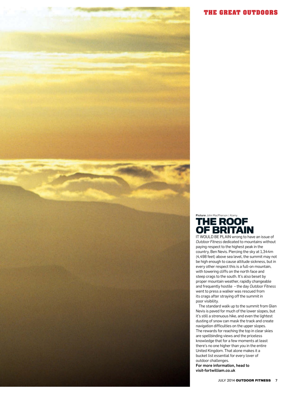 Outdoor Fitness & Adventure Preview Pages