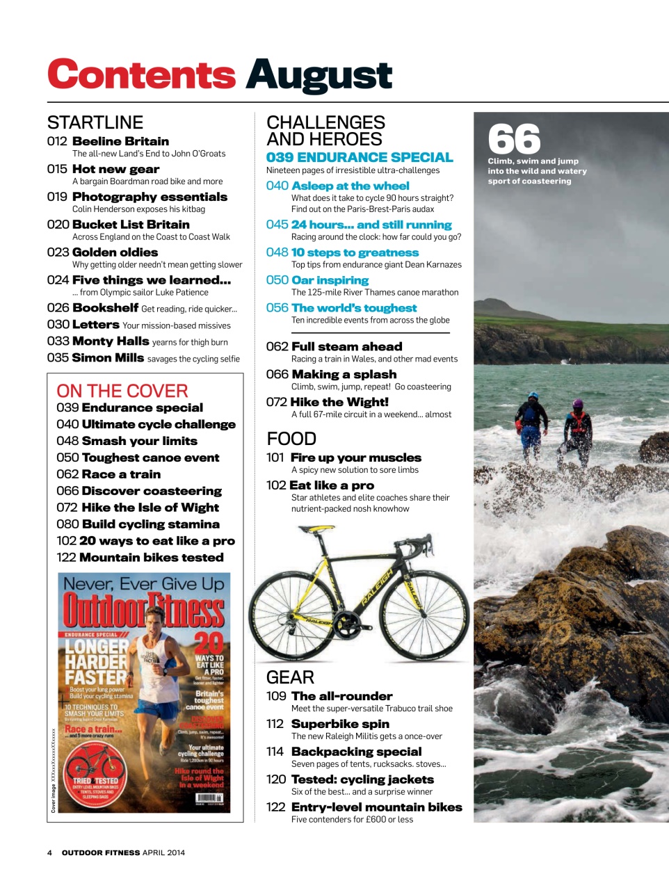 Outdoor Fitness & Adventure Preview Pages