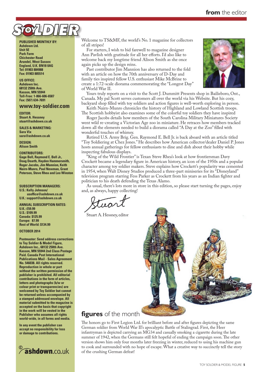 Toy Soldier & Model Figure Preview Pages
