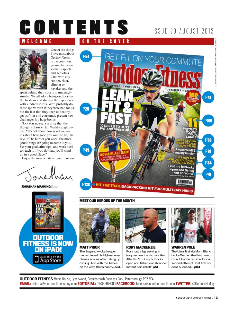 Outdoor Fitness & Adventure Preview Pages