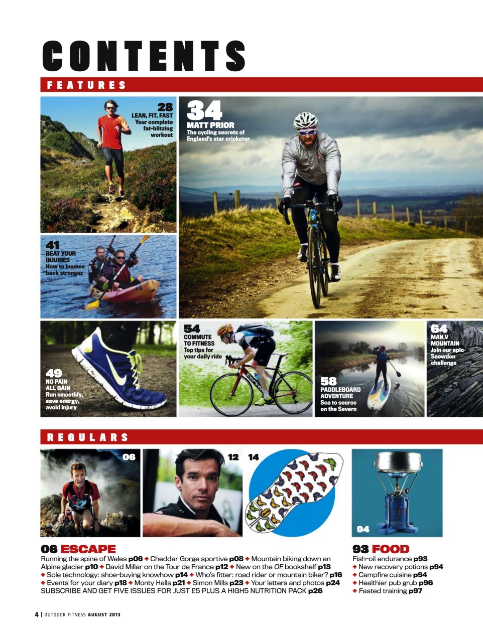 Outdoor Fitness & Adventure Preview Pages