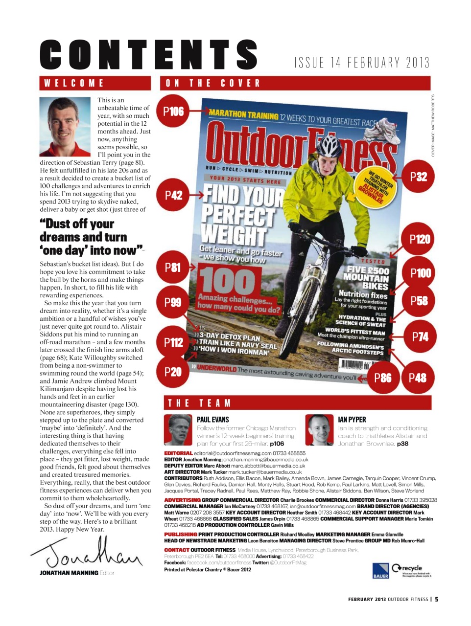 Outdoor Fitness & Adventure Preview Pages