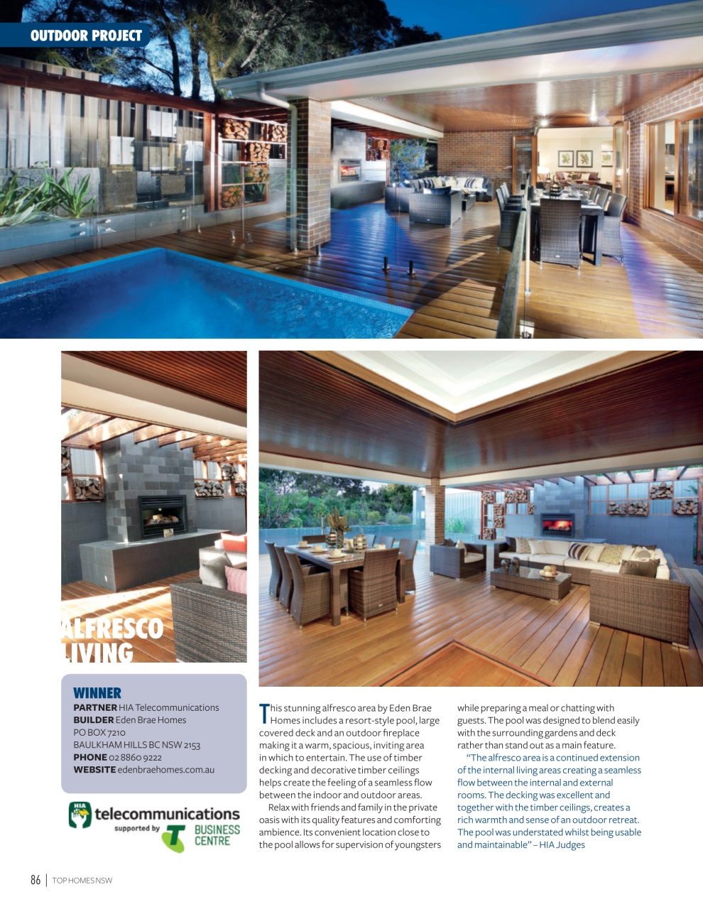 HIA Top Homes Preview Pages