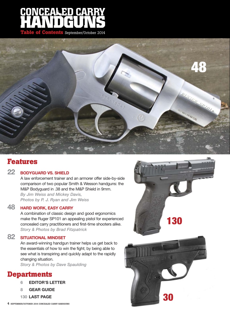 Concealed Carry Handguns Preview Pages