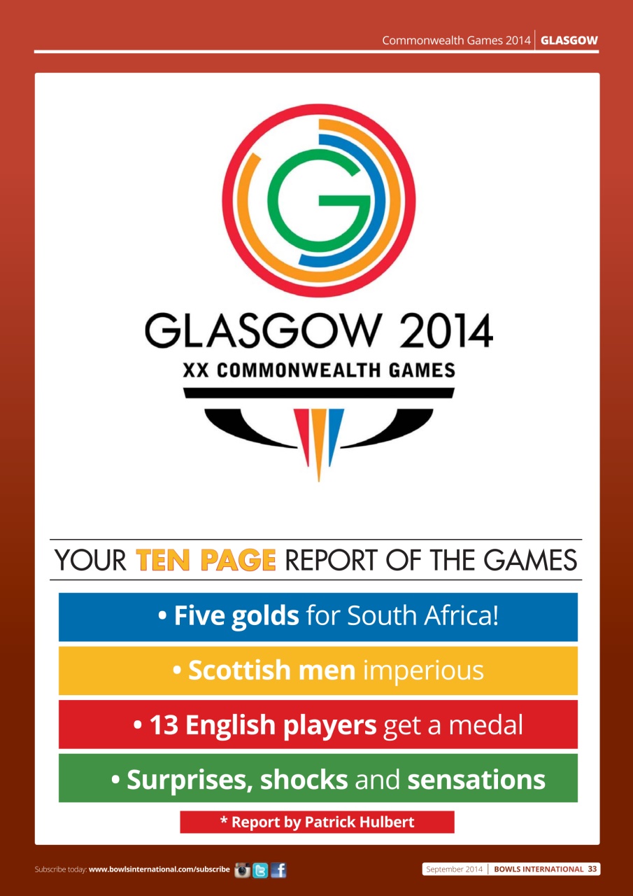 Bowls International Preview Pages