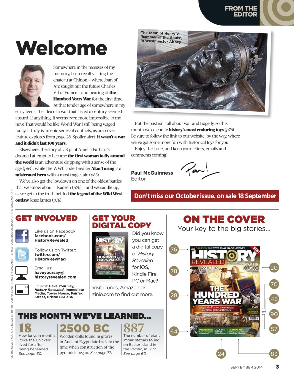 BBC History Revealed Magazine Preview Pages