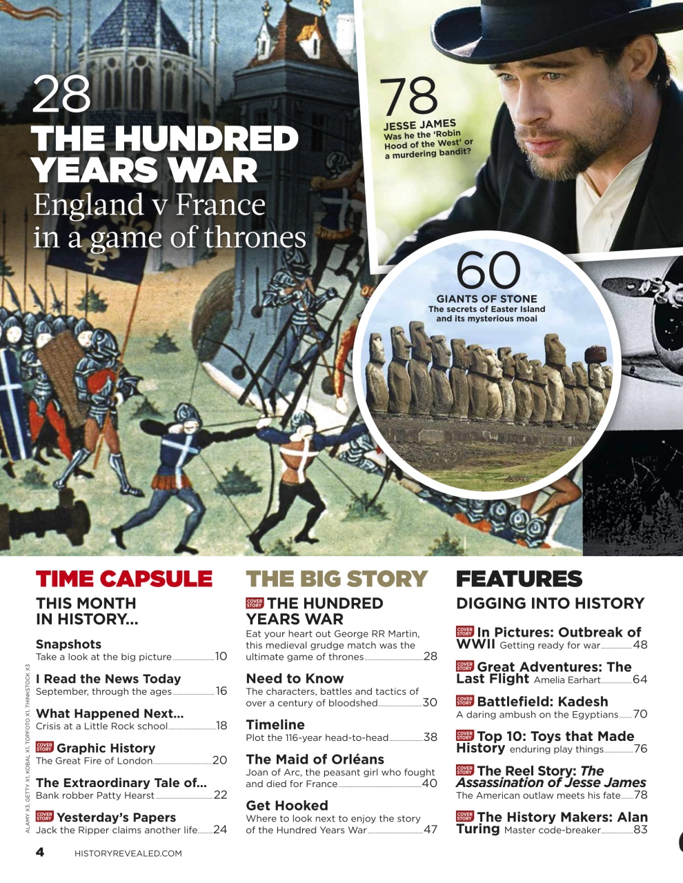 BBC History Revealed Magazine Preview Pages