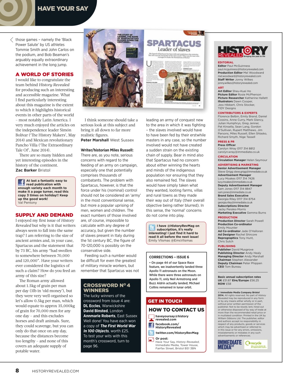 BBC History Revealed Magazine Preview Pages