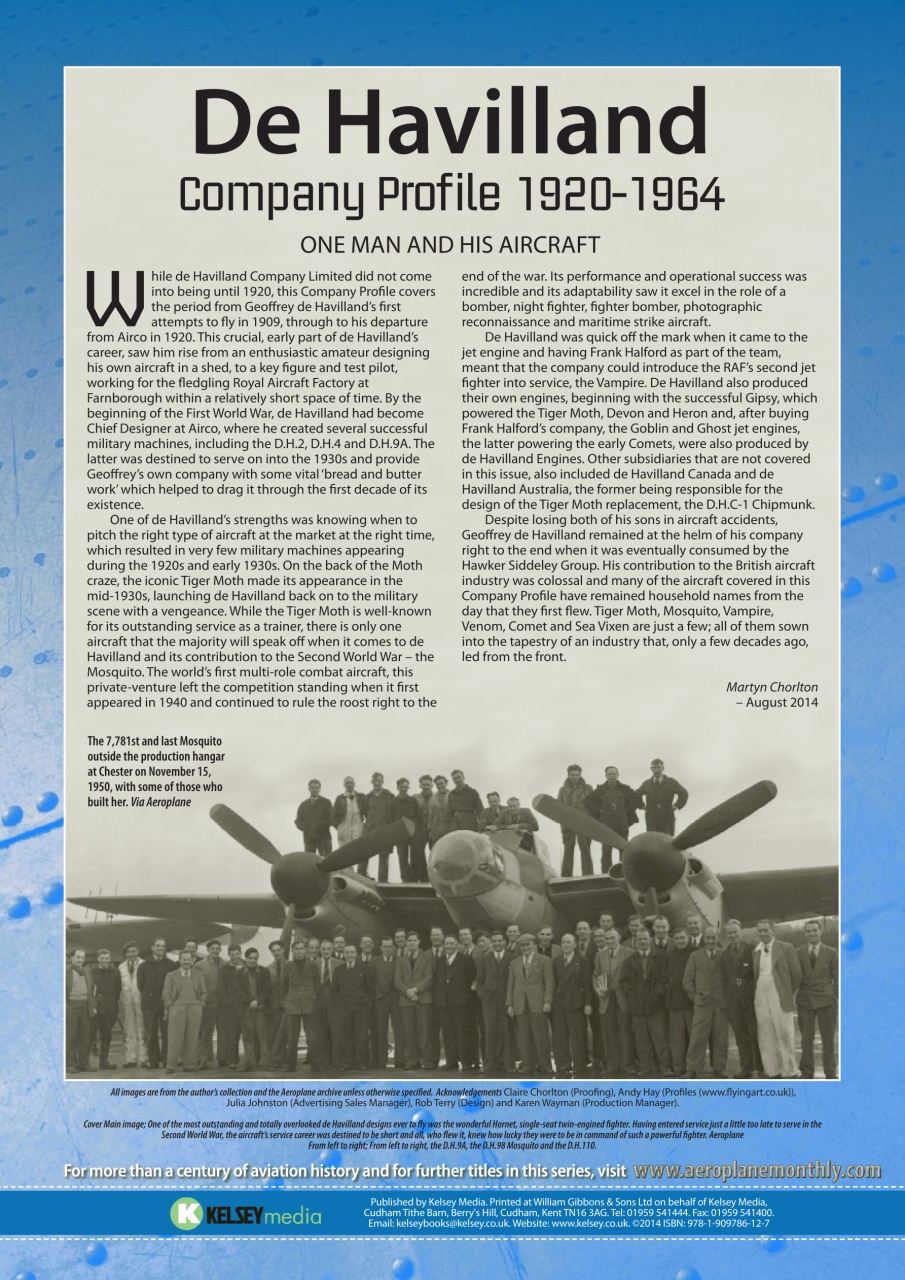 Aeroplane Company Profile Preview Pages