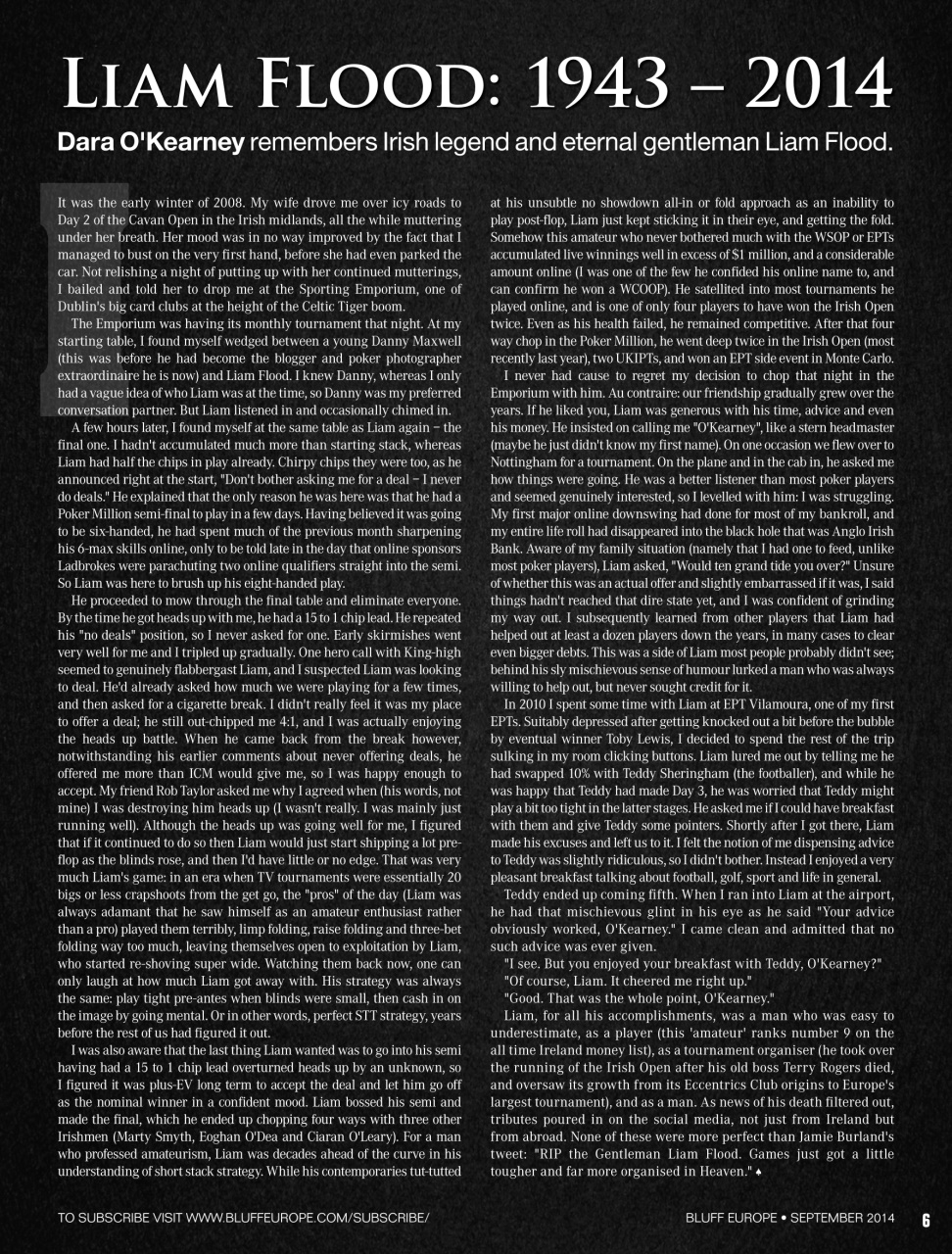 Bluff Europe Preview Pages
