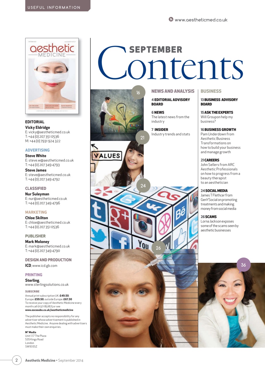 Aesthetic Medicine Preview Pages