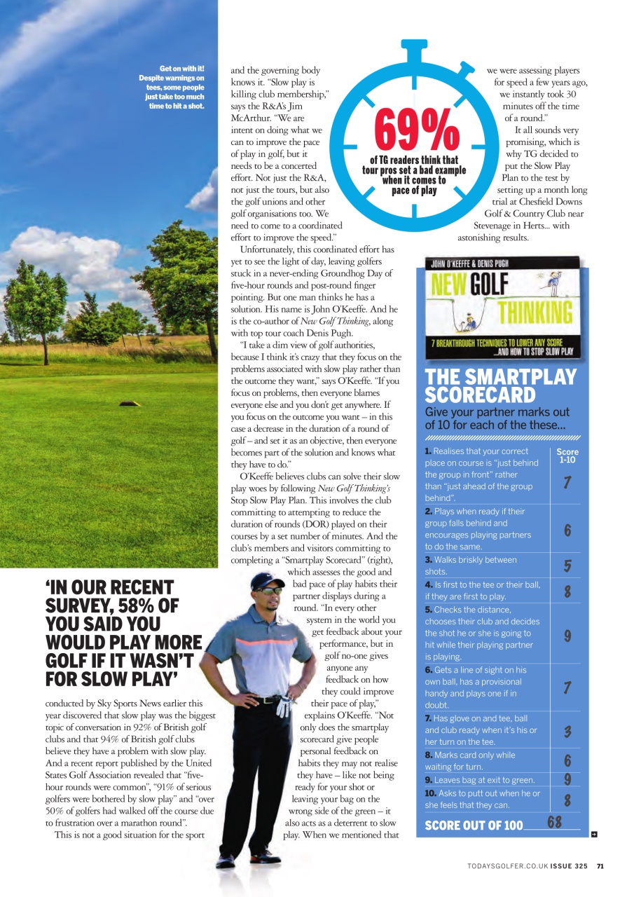 Today's Golfer Preview Pages
