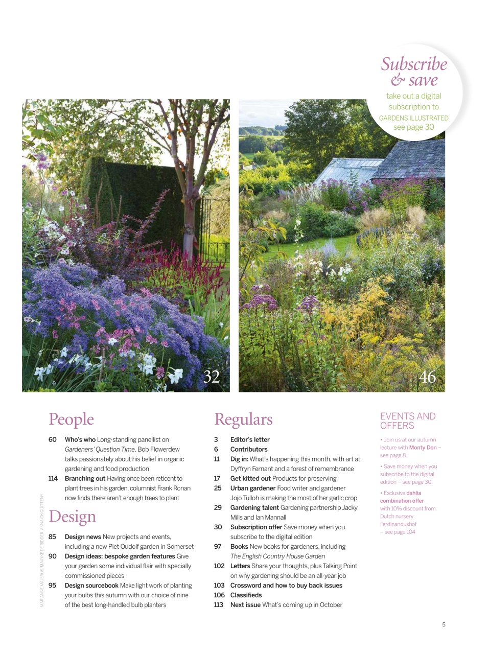 Gardens Illustrated Preview Pages