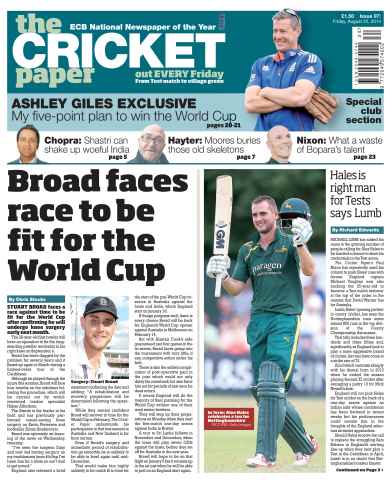 The Cricket Paper issue 22nd August 2014