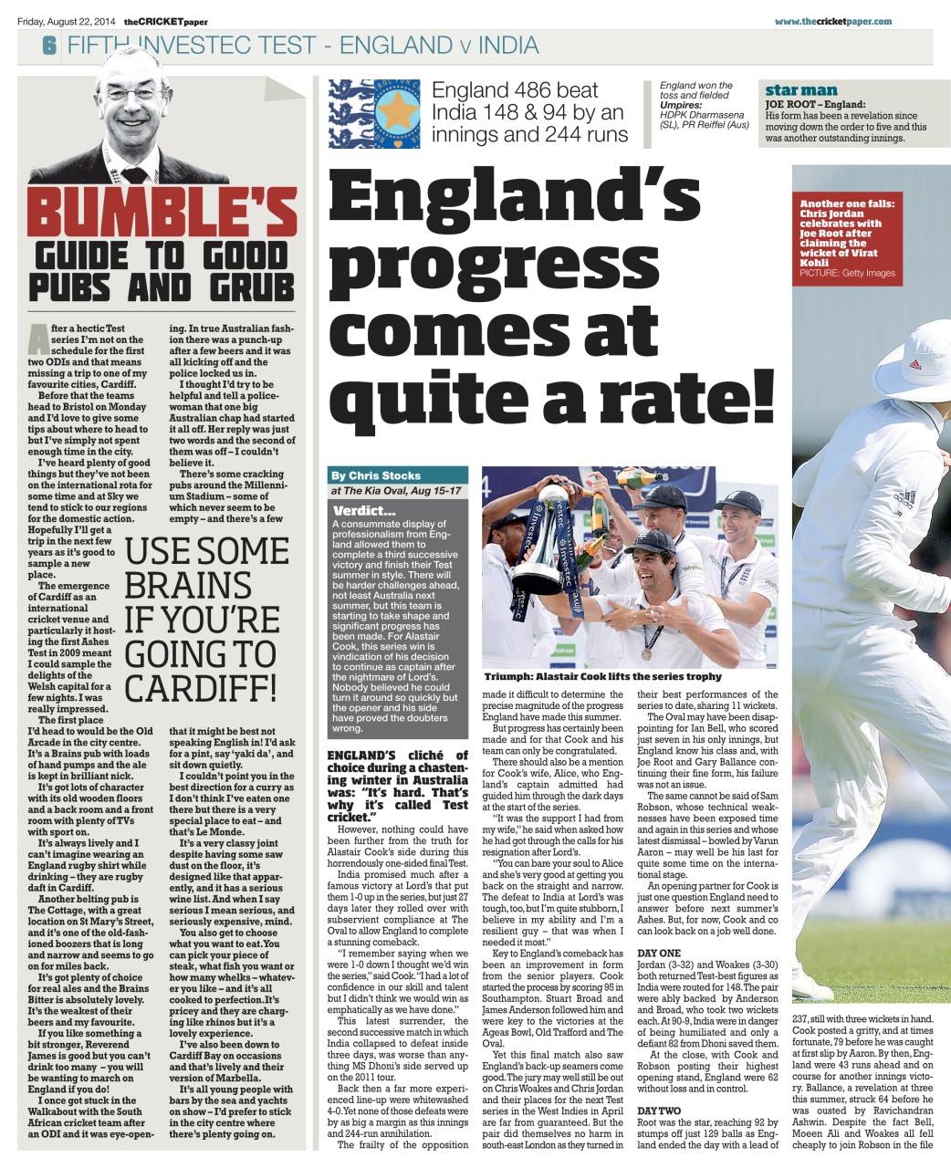 The Cricket Paper Preview Pages