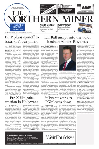 The Northern Miner issue 