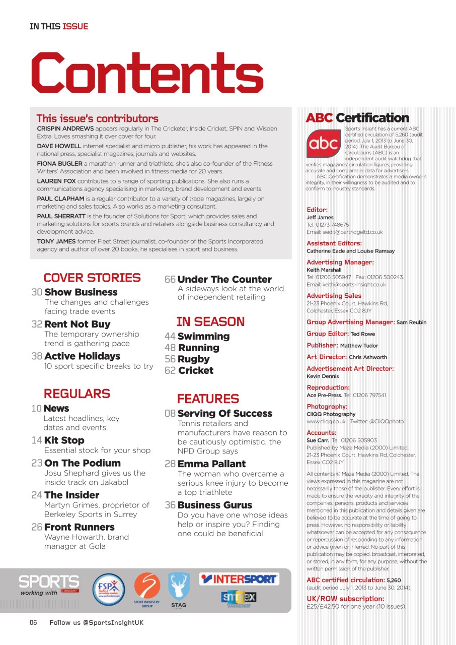 Sports Insight Preview Pages