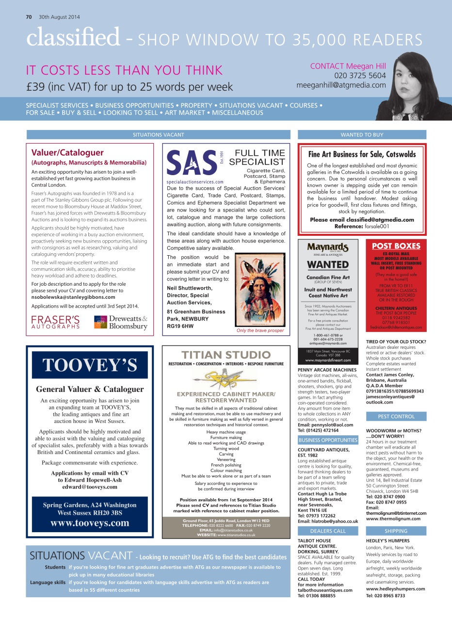 Antiques Trade Gazette Preview Pages