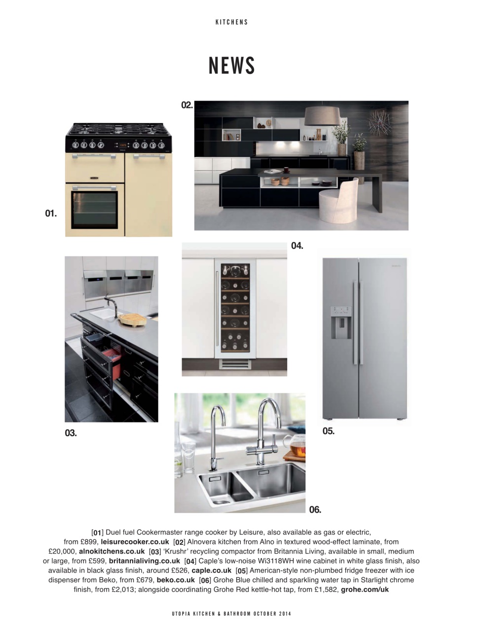 Utopia Kitchen & Bathroom Preview Pages