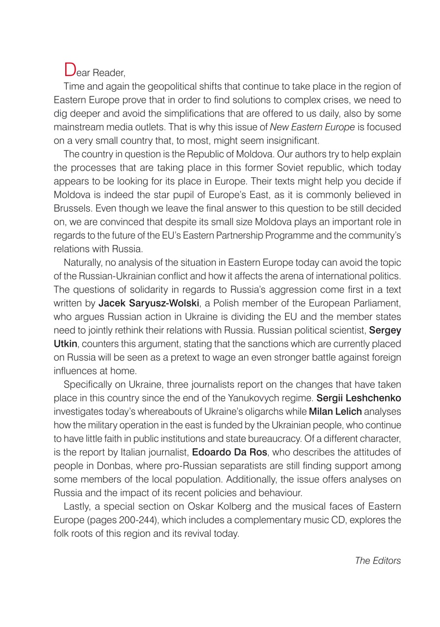 New Eastern Europe Preview Pages