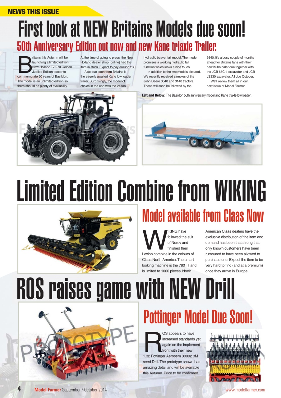 Model Farmer Magazine Preview Pages