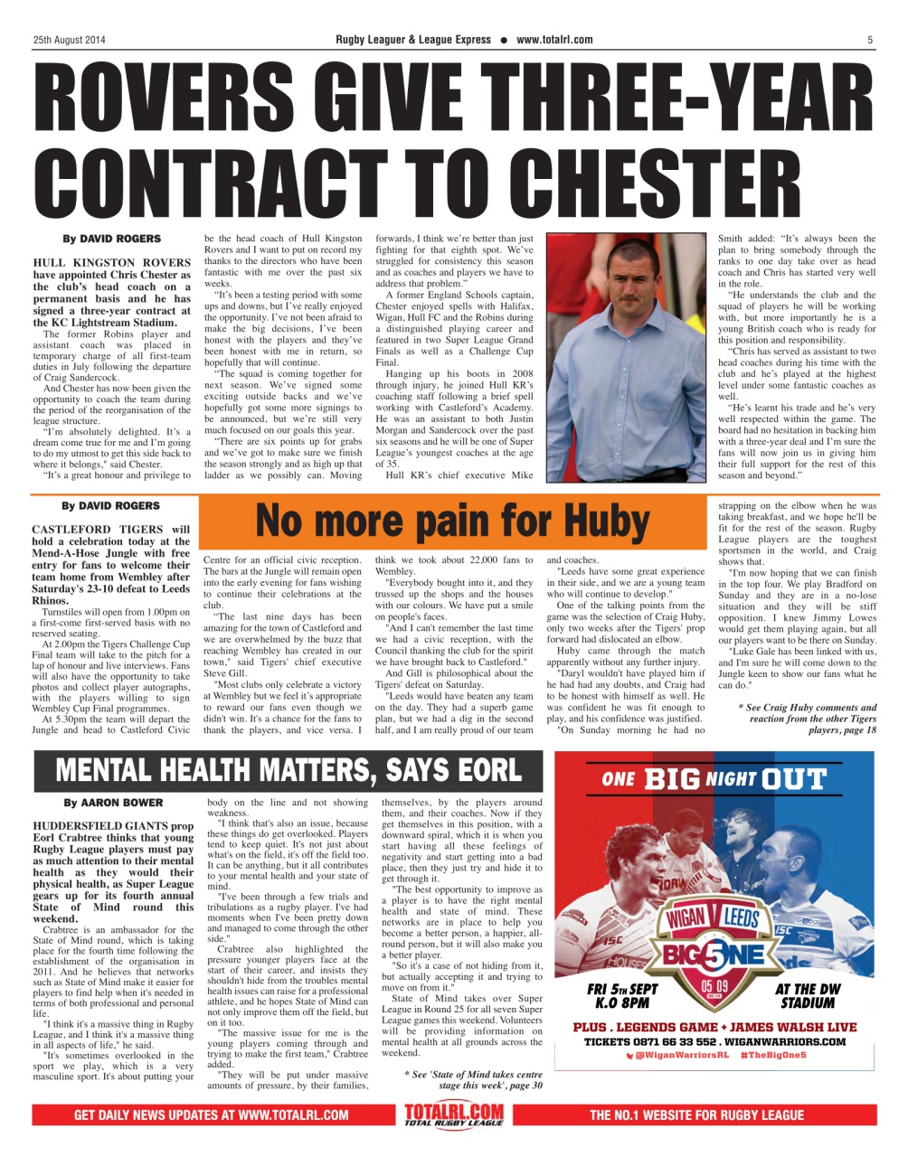 League Express Preview Pages