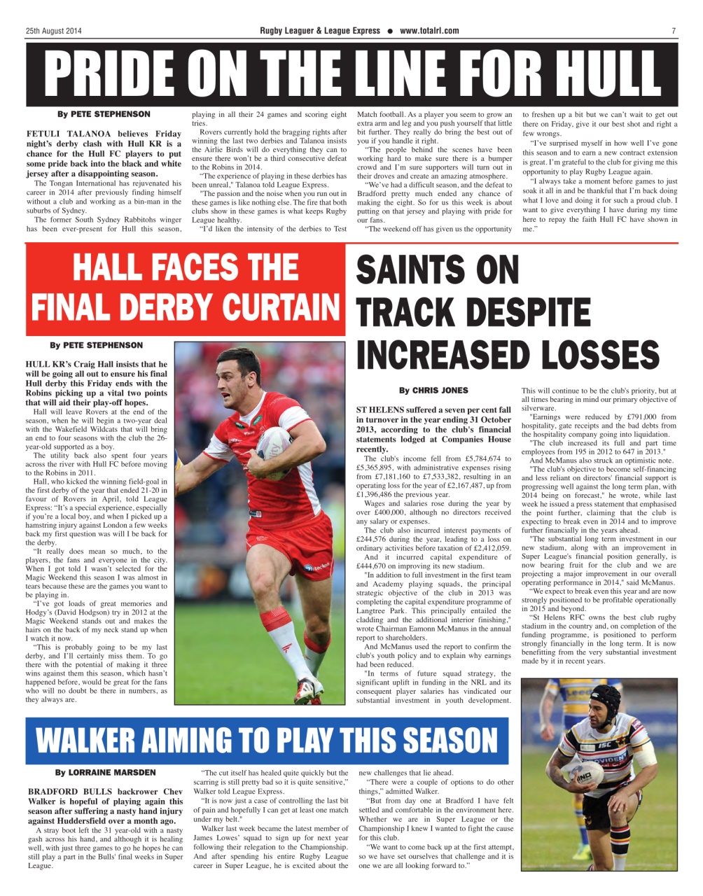 League Express Preview Pages