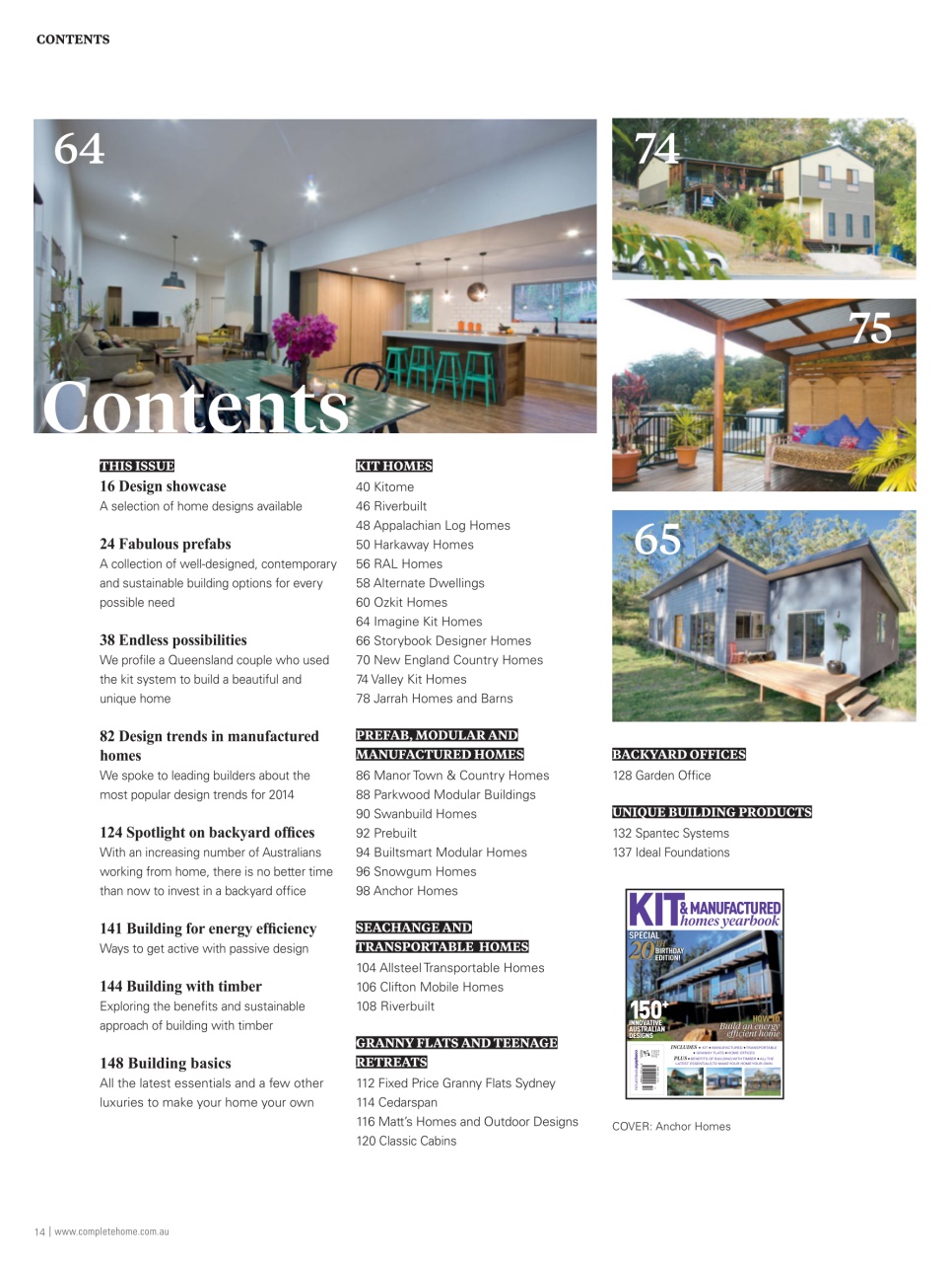 Kit Homes Yearbook Preview Pages