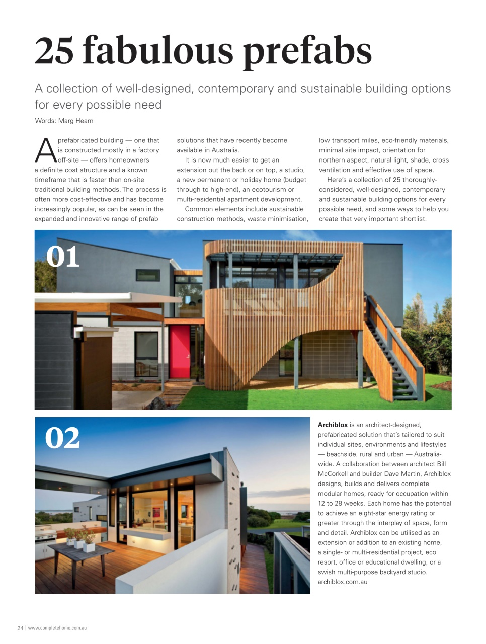 Kit Homes Yearbook Preview Pages