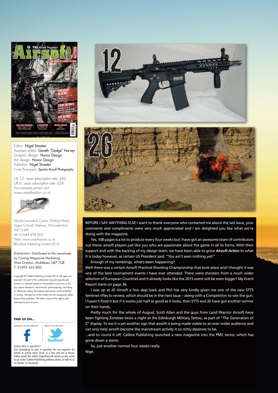Airsoft Action Preview Pages