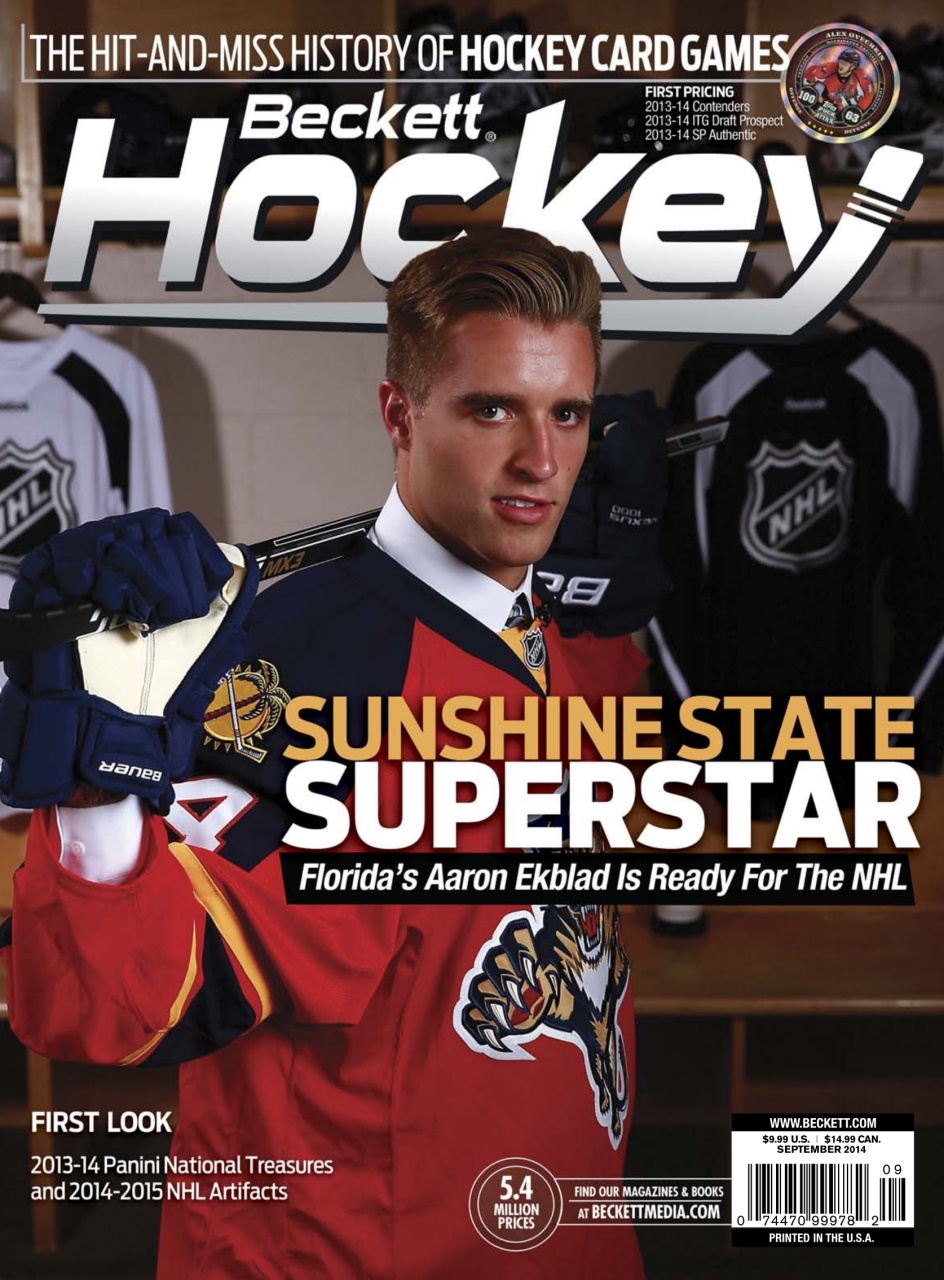 Beckett Hockey Magazine Preview Pages