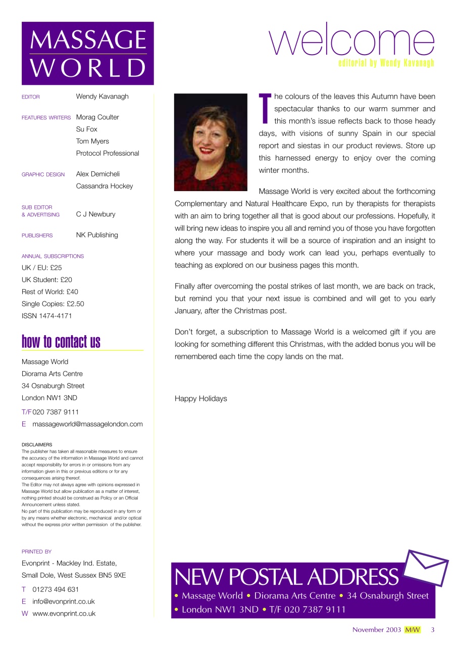 Massage World Preview Pages