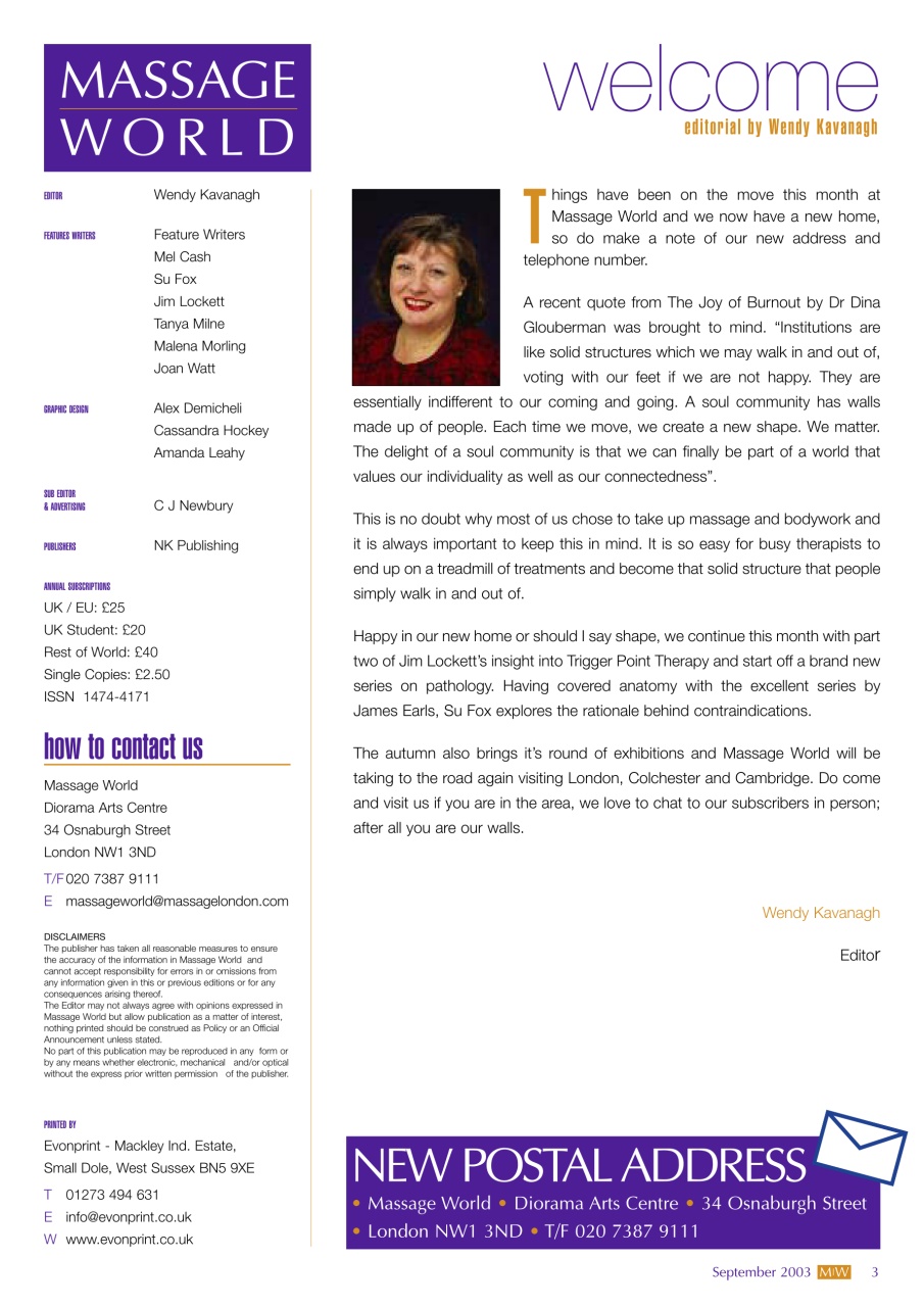 Massage World Preview Pages