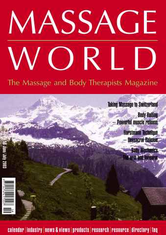 Massage World issue Massage World Jun–Jul 2003