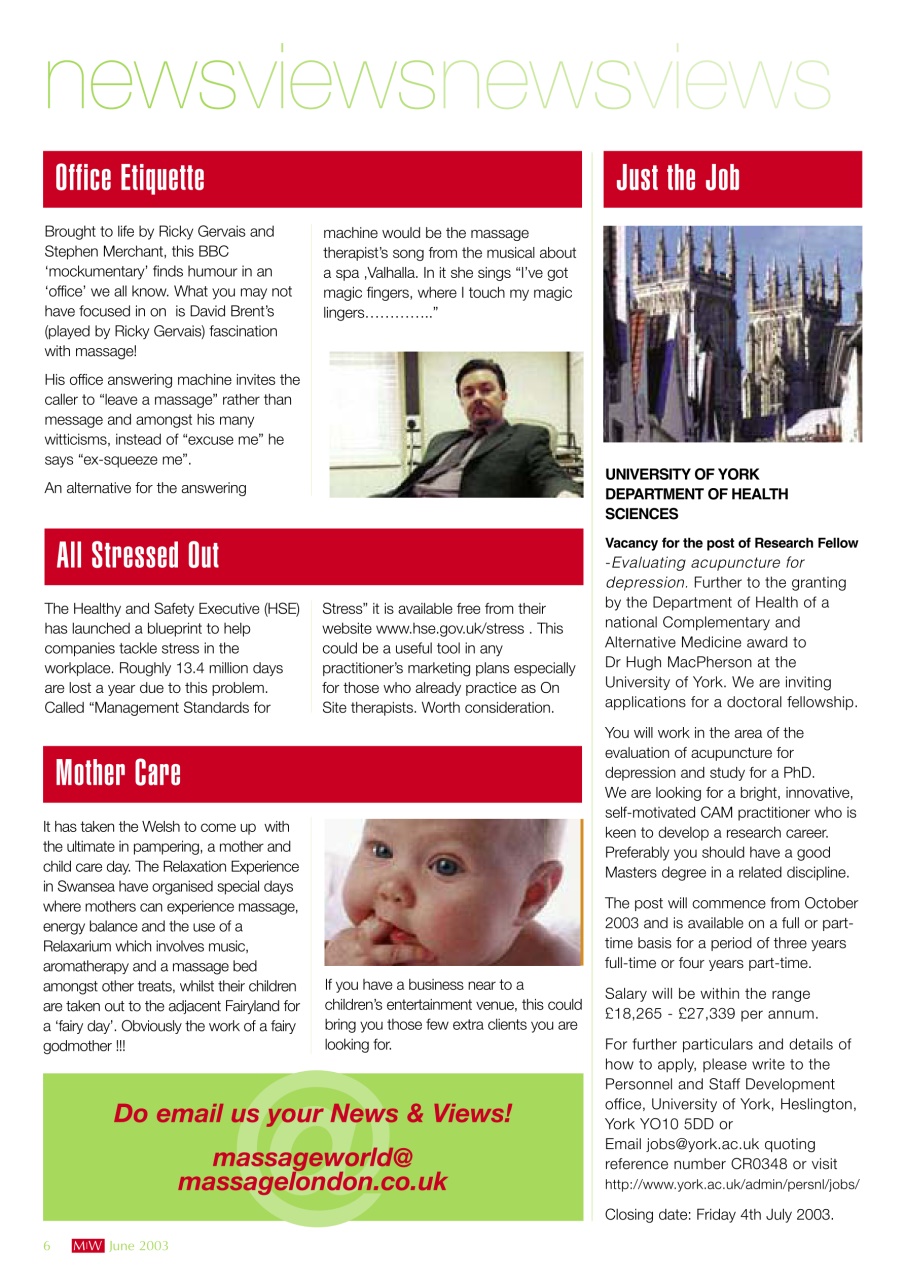 Massage World Preview Pages