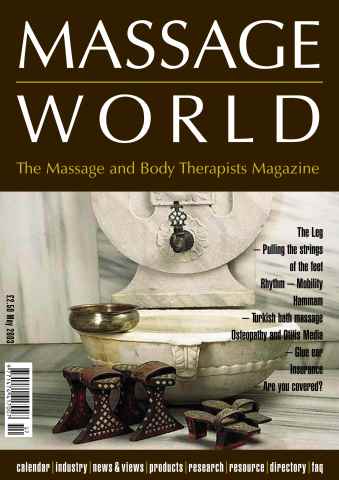 Massage World issue Massage World May 2003