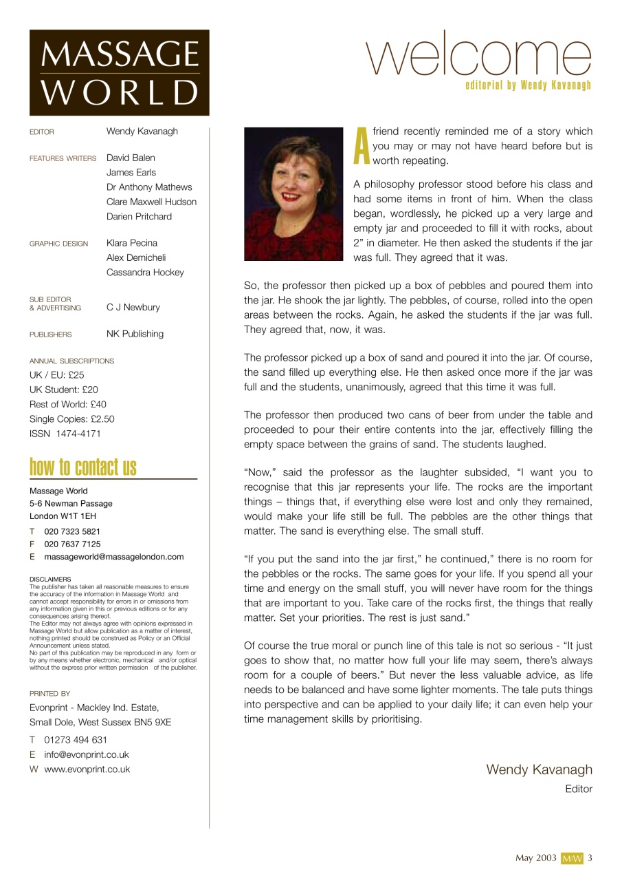 Massage World Preview Pages
