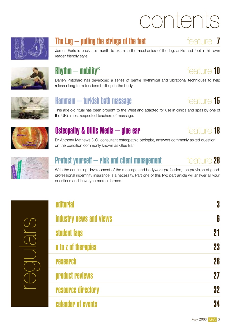 Massage World Preview Pages