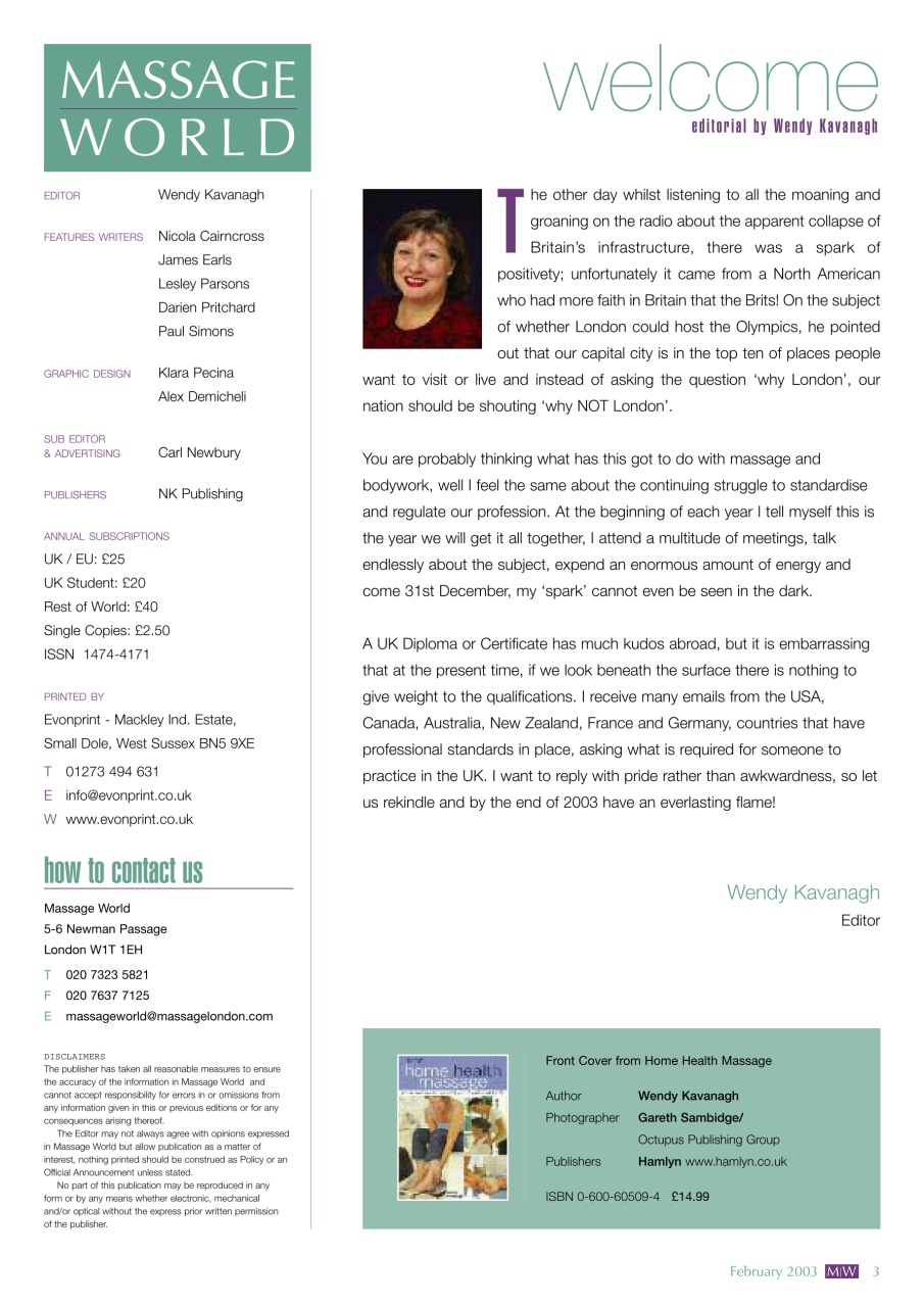 Massage World Preview Pages