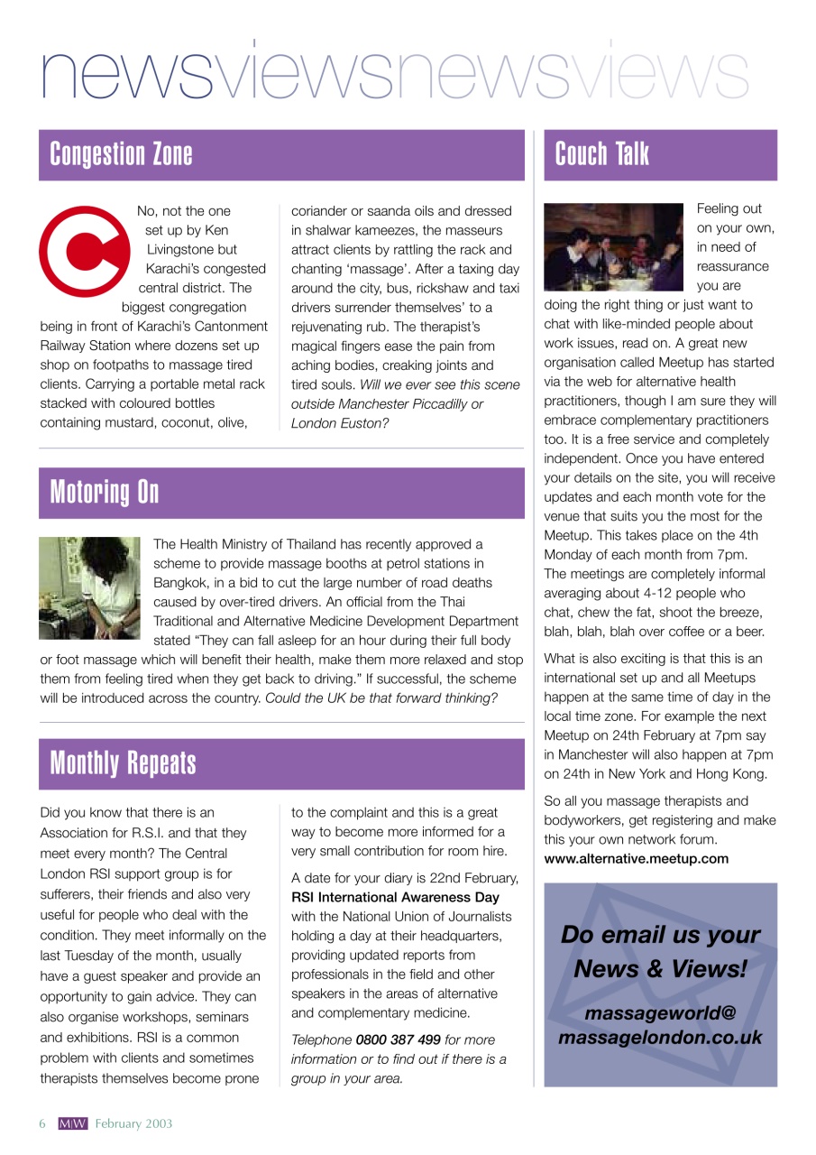 Massage World Preview Pages