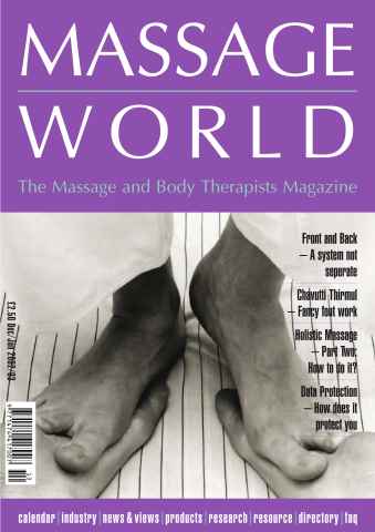 Massage World issue Massage World Dec–Jan 2003