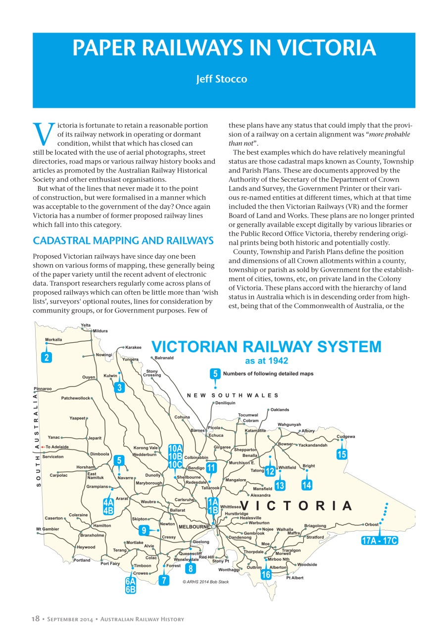 Australian Railway History Preview Pages