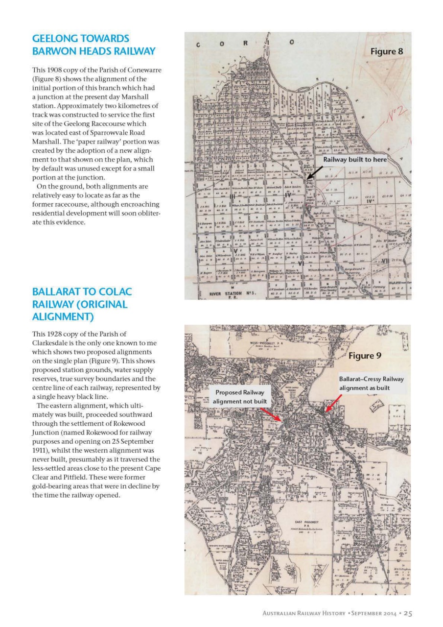 Australian Railway History Preview Pages