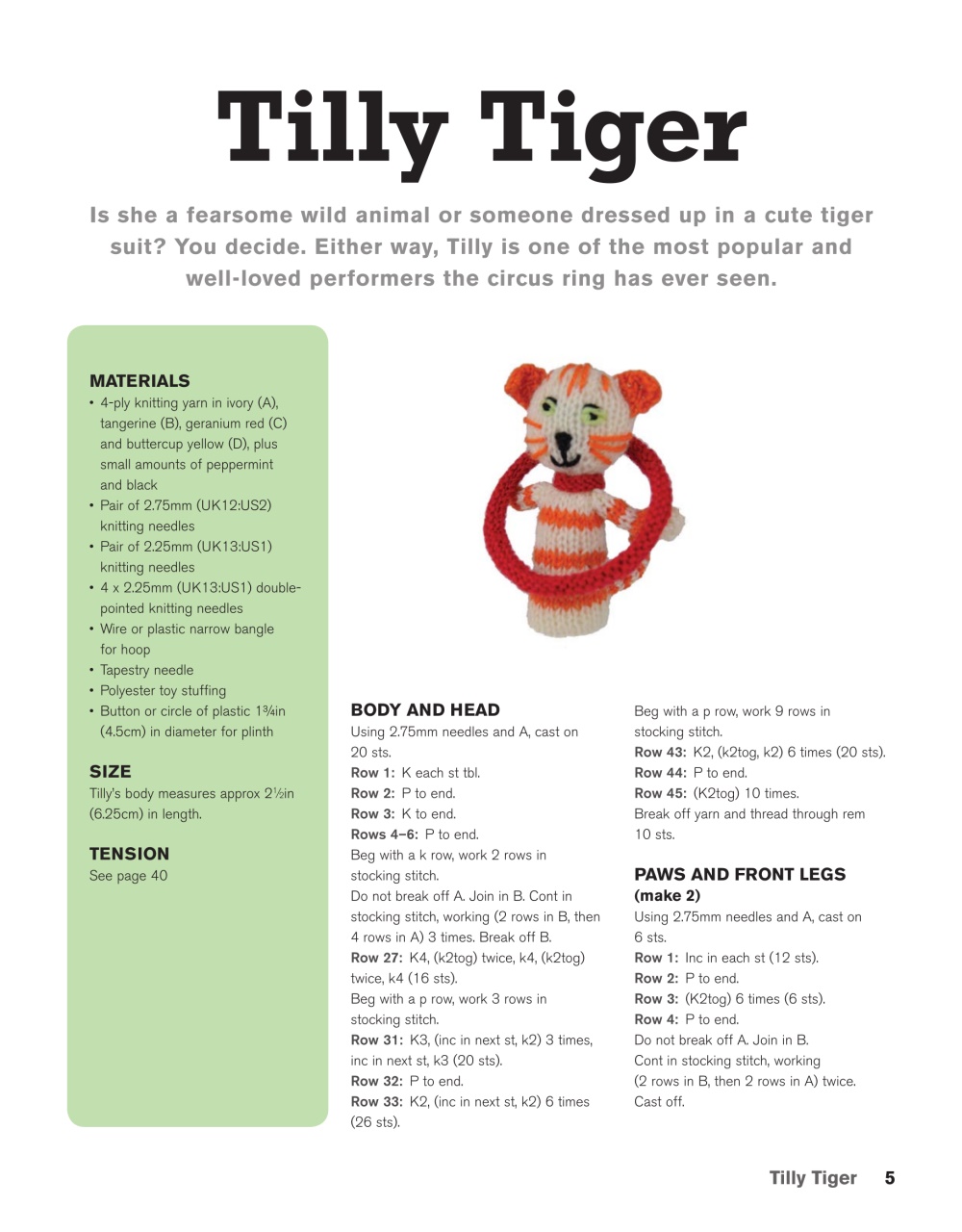 Knitting Preview Pages