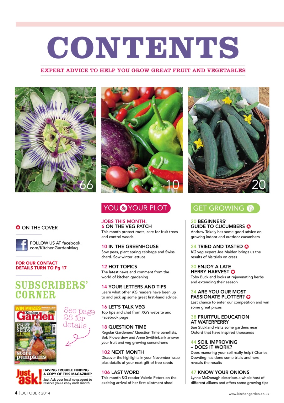 Kitchen Garden Magazine Preview Pages