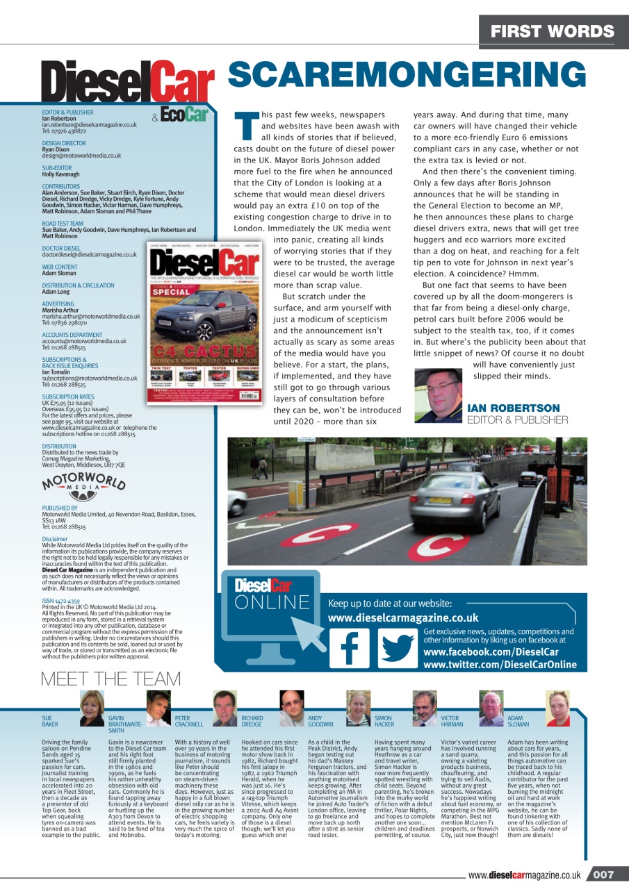 Diesel&EcoCar Magazine Preview Pages