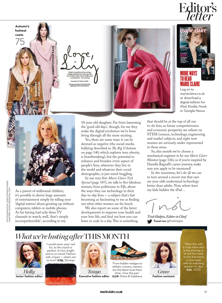 Marie Claire Preview Pages