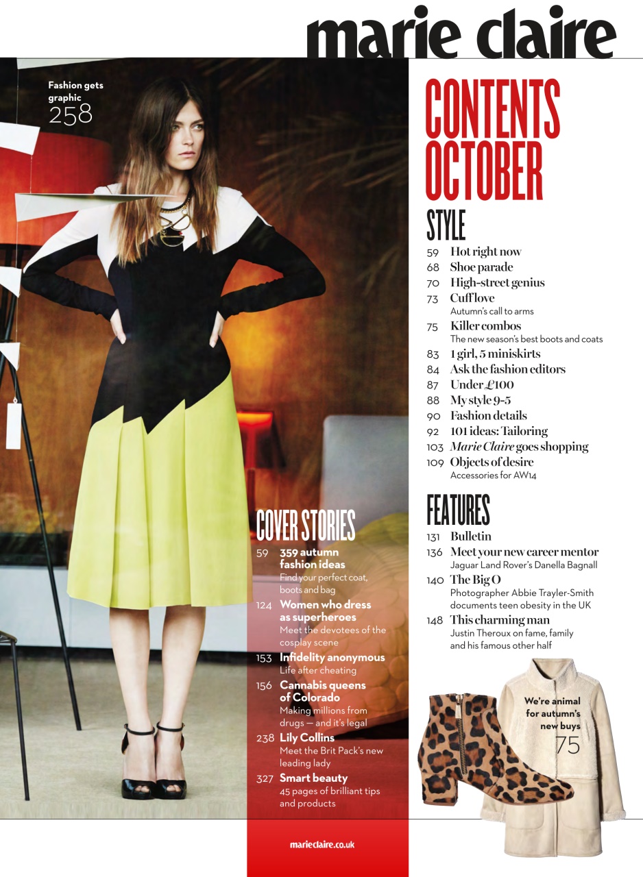 Marie Claire Preview Pages