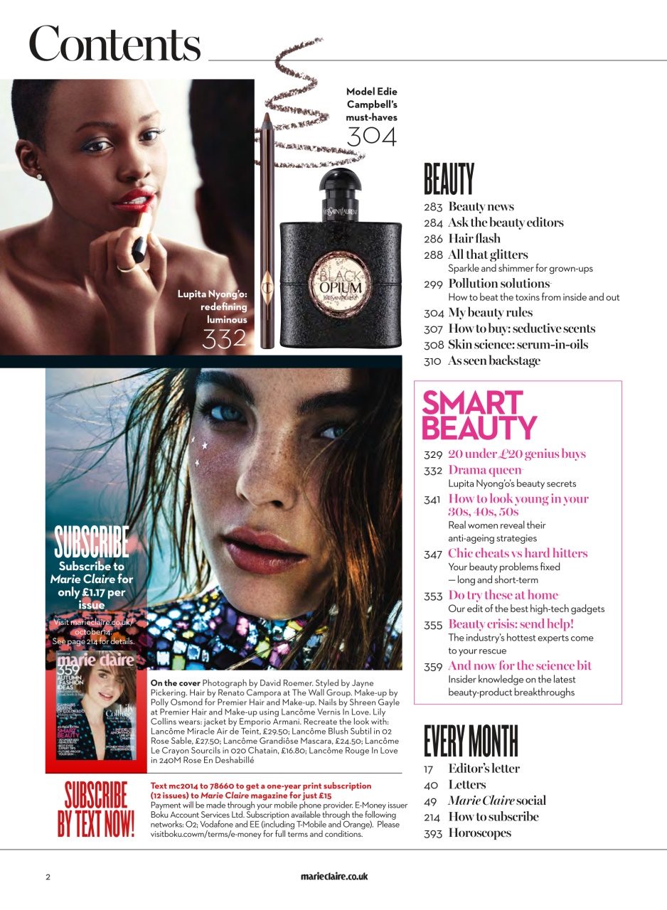 Marie Claire Preview Pages