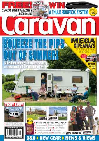 Caravan Magazine issue Get the most out of Summer! | September 2014 | Caravan Magazine